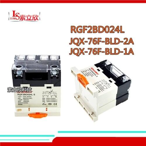 1PCS New Relay RGF2BU524L JQX-76F-BLD-2A JQX-76F-BLD 1A JQX-76F-BLD-2A-24VAC JQX 6F BLD 2A AC24V 24VDC 220VAC 400VAC