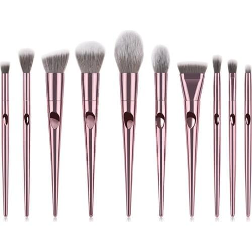 10pcs Makeup Brush Set Professional Face Eye Shadow Eyeliner Foundation Blush Foundation Cosmetic Makeup Set