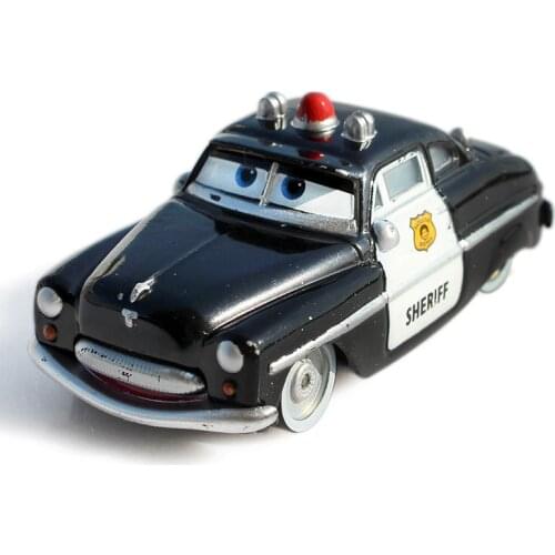 Disney Pixar Cars 2 3 Lightning McQueen Sheriff Metal Diecast Toy Car model for children 1:55 Loose Brand New In Stock
