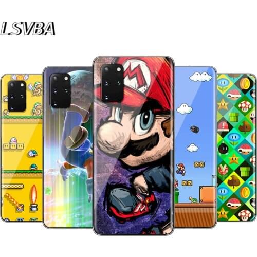 Cute Super Mary Game For Samsung Galaxy A01 A11 A12 A21 A31 A41 A42 A51 A71 A91 A32 A52 A72 A02S Phone Case
