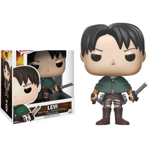 NEWest Anime Action Figures Attack On Titan Levi #235 Vinyl Figure Model Collection Toys For Children Gifts