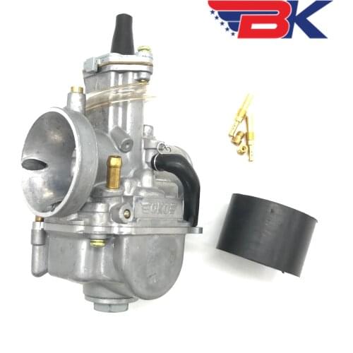 KOSO 28MM POWER JET FLAT SLIDE CARB Keihin PWK Rd KH YPVS 2 & 4 Stroke GT Mikuni