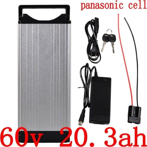 60V 20AH Lithium Ebike Battery 60V 1500W 2500W electric Bicycle Battery 60V14.5AH 17AH 20AH Scooter Battery use panasonic cell