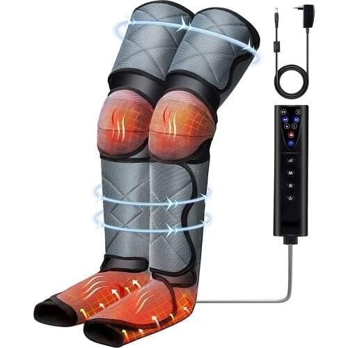 2021 Newest Air Compression Leg Foot Massager Vibration Infrared Therapy Arm Waist Pneumatic Air Wraps leg compression massager