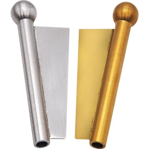 Mini Metal Nasal Snuff Sniffer Straw Snorter Snuffer Tube With Blade Edge Random