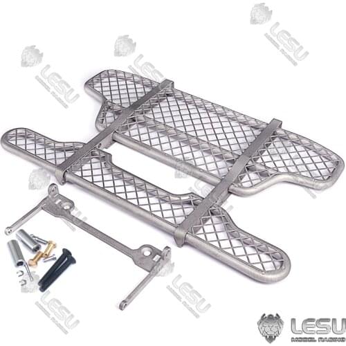 Metal LESU Front Bumper Upgraded Parts for 1/14 DIY TAMIYA Model RC VOLVO FH16 Tractor Truck Trailer