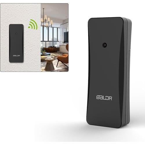 Weather Station Transmitter Black Weather Station Outdoor Sensor Weather LCD Displaying Station Digital Hygrometer For Home