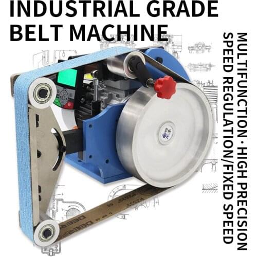 Small Multifunctional Belt Machine/desktop Speed Control Model/mini Fixed Speed Belt Machine