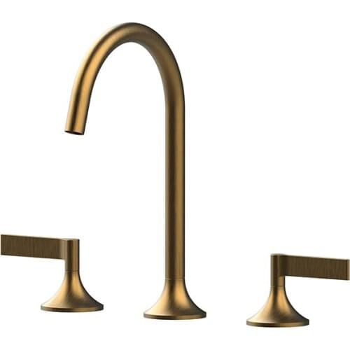 Hotel 3 hole faucet modern bathroom european faucet fancy cupc gooseneck faucet