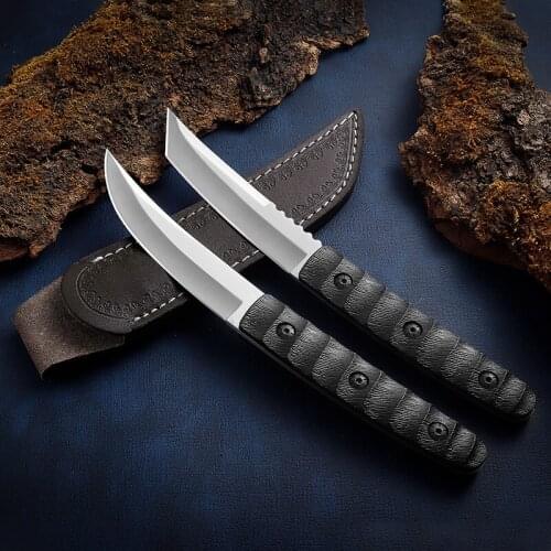 Katana Outdoor Knife Portable Knife 5CR13MOV blade Tactical Knife Small Knife Camping Knife Collection Knife Fruit Knife