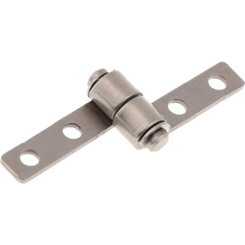 360 Degree Cabinet Hardware Rotation Torque Type Friction Positioning Hinges Silver Tone Left