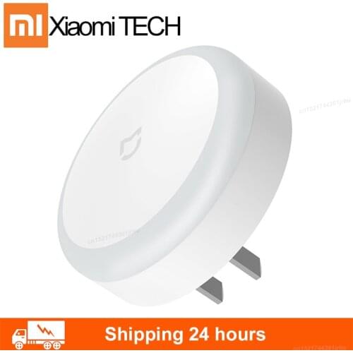 Xiaomi Mijia LED Night Light Sensor Touch Control LED lamp bed Night Light 0.4W 1.5LM 2400K Wall Lamp for Bedroom Living Room