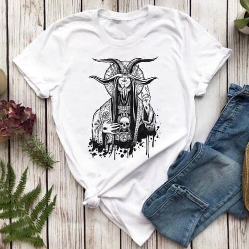 Women t shirt 2021 Harajuku Punk Female T-Shirt Top 90S Retro Tops Female Summer Short Sleeve Streetwear Fashion Tee Shirt Femme