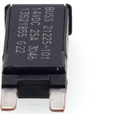 1pcs 25A automatic reset fuse 12225-101 For Buick LaCrosse 13521855 Cadillac for Carter excavator air conditioner A/C