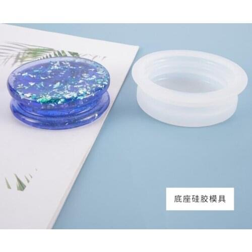 2020 New Transparent Silicone Mold Round Charms Resin Decorative Craft DIY Ornament base Mold epoxy resin molds for jewelry