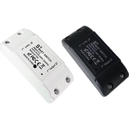 AC85~240V Tuya Smart 10A WiFi/Zigbee Switch Smart Life APP Wireless Remote Control Works with Alexa Google Home