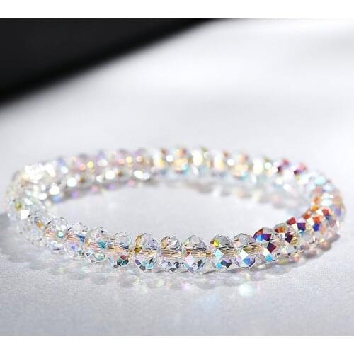 Genuine Austrian Crystal Bracelet Fashion Jewelry for women Birthday Gift Made Of Swarovski-Elements Bangles Charms Jewelry