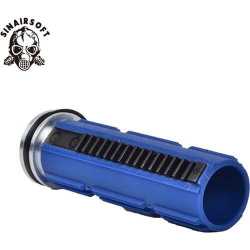 CNC Full Steel 15 Teeth Piston with Aluminum Piston Head M4 AK Series Set for Airsoft AEG Gearbox V2 V3 V6