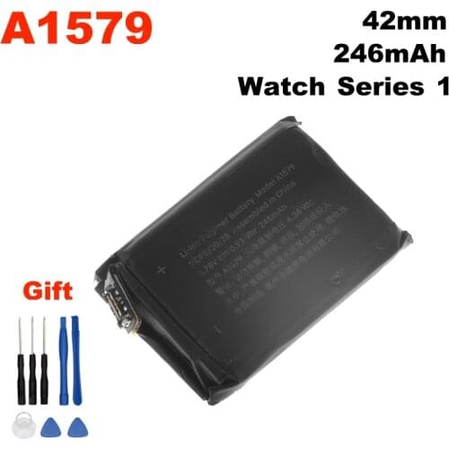 For Apple watch 42mm Series 1 A1579 Series1 42mm A1544 batteries Original A1579 Battery a1579 Real 246mAh