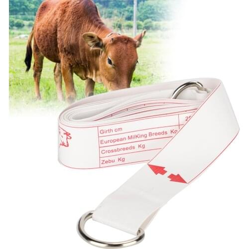 Cattle Tape Measure Bust Weight Contrast Ruler Soft Body Measuring Ruler for Farm Supplies
