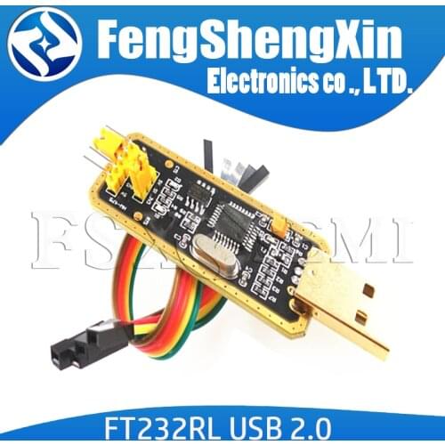 FT232 FT232BL FT232RL USB 2.0 to TTL Level Download Cable to Serial Board Adapter Module 5V 3.3V Debugger 232 support win10