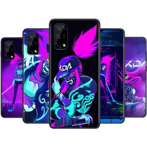 Kda kaisa Ahri akali For OPPO A5 A9 A11X A1K A12 A12E A31 A32 A52 A53 A72 A73 A93 A94 AX7 Pro Soft Phone Case