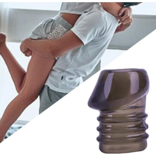 OLO Foreskin Penis Delay Ring Elastic Silicone Delay Ejaculation Lock Ring Male Masturbators Erection Delay Cock Sleeve Sex Toys