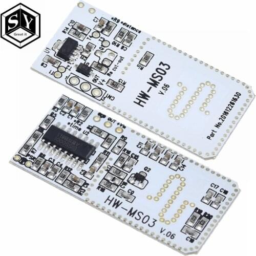 High Performance Motion Sensor Module Radar Motion Sensor HW-MS03 2.4GHz to 5.8GHz Microwave Radar Sensor Module for Arduino