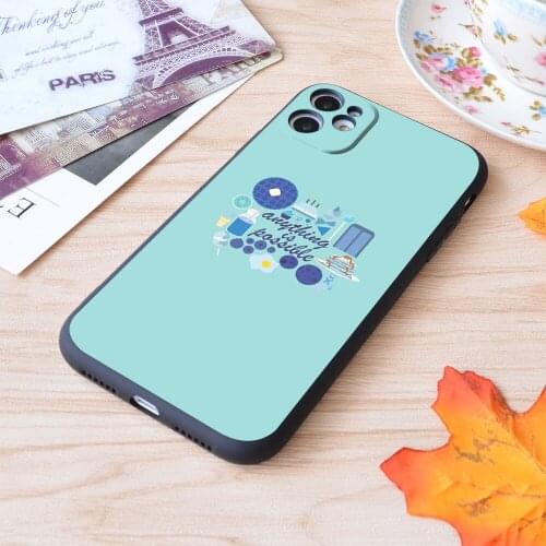 For iPhone Anything is Possible Print Soft Matt Apple iPhone Case