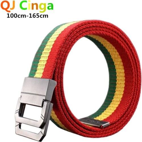 New Men Belt New Fashion Unisex Army Tactical Waist Belts Jeans Male Casual Luxury Canvas 3.8cm Webbing Waistband Ceinture 165cm