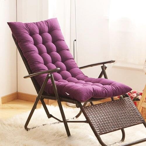 Solid Color Cushion Soft Comfortable Office Chair Seat Cushions Reclining Chair Cushion Long Cushion Various Sizes Are Available