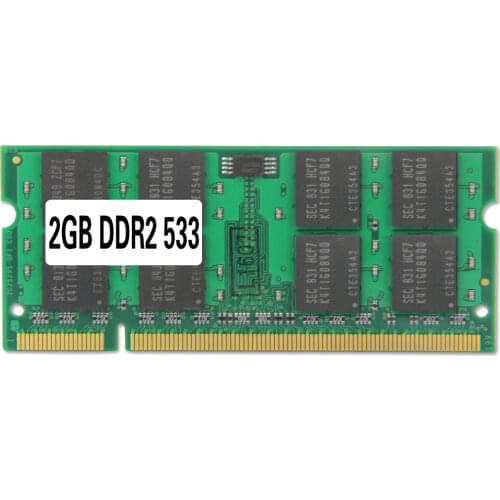 Laptop Memory Ram SO-DIMM PC2-4200 DDR2 533MHz 200PIN 2GB / DDR2 PC2-4200 533MHz 200 PIN For Notebook