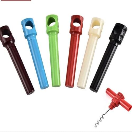 Portable Easy Wine Opener Stainless Steel Metal Corkscrew Bottle Corkscrew Double Hinged Outdoor Wine Opener
