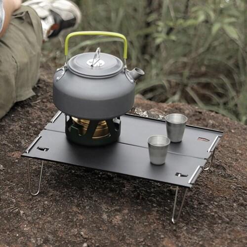Ultralight outdoor Camping portable mini table Tourist foldable picnic Travel hiking Small Folding table