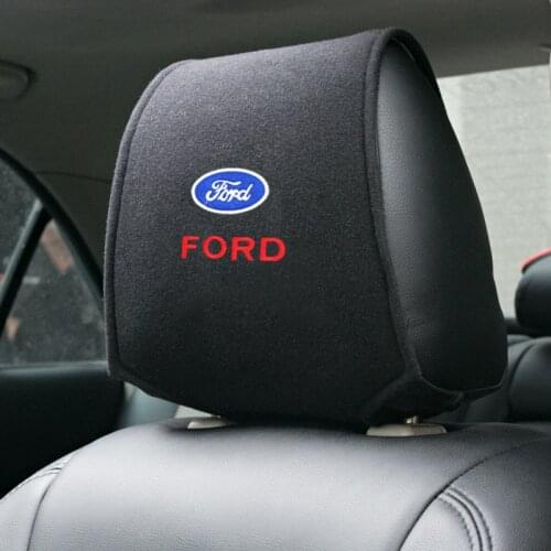 Car Styling for Ford Fiesta EcoSport ESCORT focus 1 focus 3 focus 2 Accessories Hot car headrest cover 1PCS