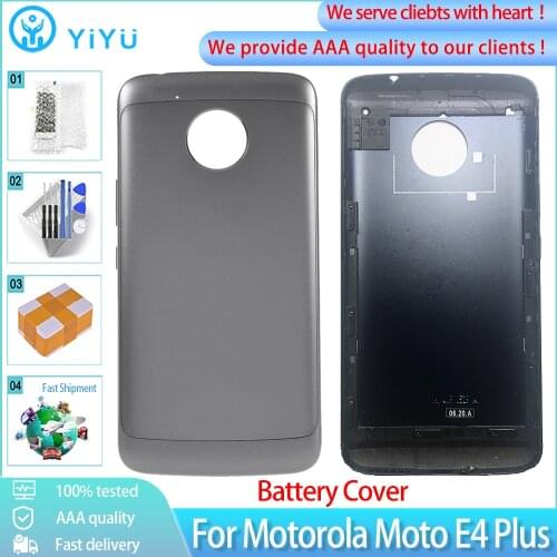 Back Battery Cover For Motorola Moto E4 Plus xt1770 XT1773 XT1771 xt1772 Housing Rear cover