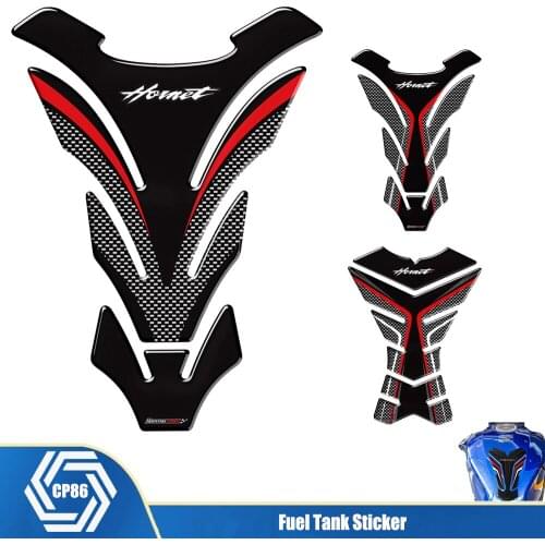 For Honda Hornet CB599 CB600 CB900 CB1000 CB1300 3D Carbon Fiber Motorcycle Fuel Tank Pad Protection Sticker Fuel Tank Sticker
