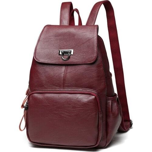 New 2019 Genuine Leather Women Backpacks Vintage Tassel large capacity leisure School Backpacks For Teenage Girls Designer C261