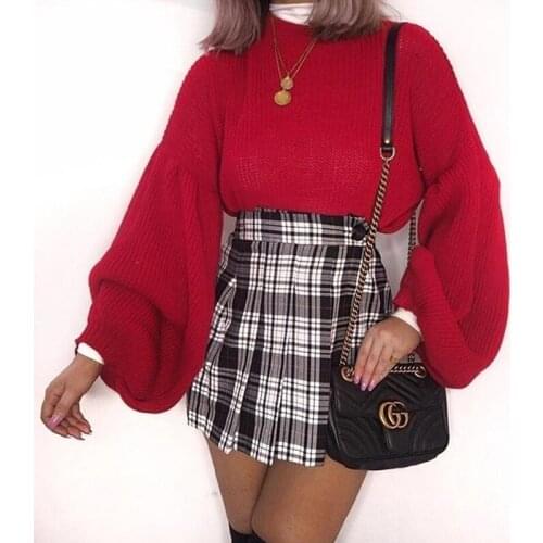 Style 2018 autumn and winter hot sale women solid sweaters computer knitted comfortable loose pullover O-neck female sweaters