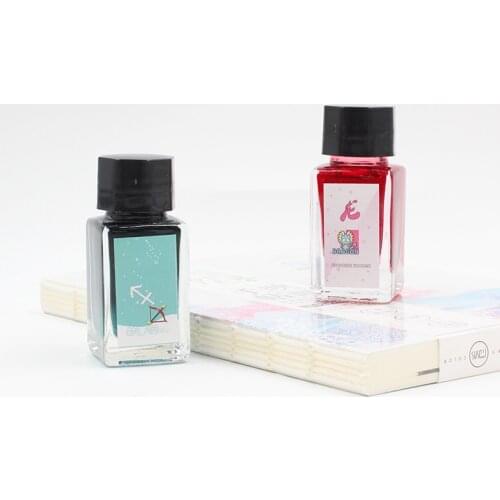 Golden powder color ink glass dip pen ink non carbon ink 18ml/bottle