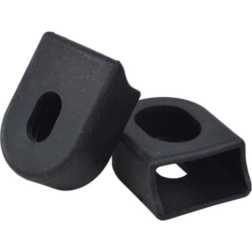 1 Pair Rubber Bicycle Crank Arm Protector Cover Mountain Road Bike Universal Crankset Protective Caps MTB Cycling Accessories