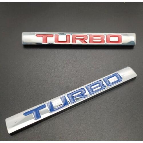 1Pcs 3D Metal 210 220 TURBO Car Side Fender Rear Trunk Emblem Badge Sticker Decals for Honda Jed Civic,Car decoration stickers
