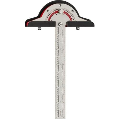 1pcs Woodworkers Edge Rule Protractor Angle Finder Two Arm Woodworking Ruler Angle Measure Stainless Steel Tool Baseboard Crafts