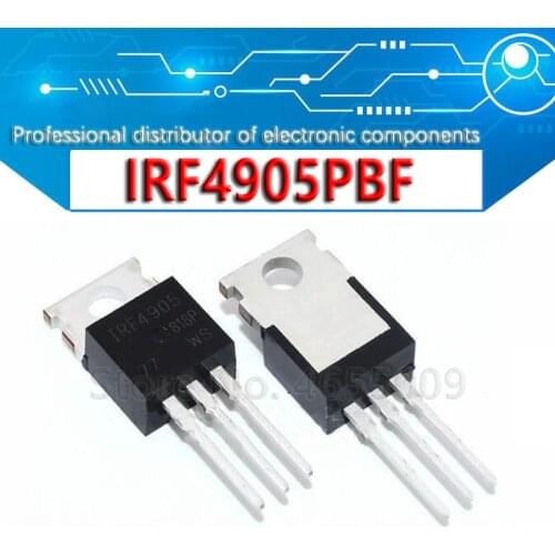 10pcs/lot IR new IRF4905 FET IRF4905PBF 74A 55V 200W TO-220