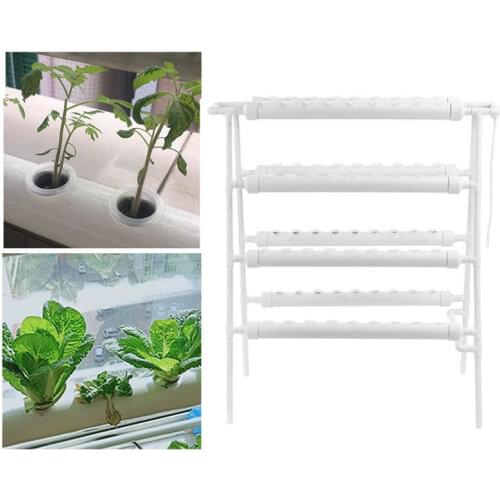 4 Layers 72 Hole Hydroponic Grow Kit Planting Sites Soilless Cultivation Equipment 100-240V