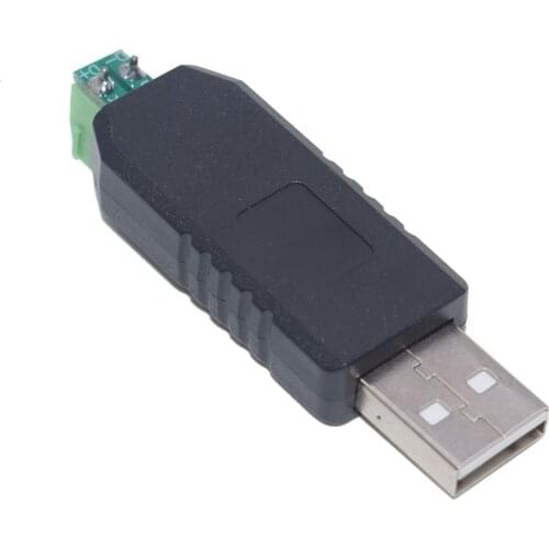1Pcs USB to RS485 485 Converter Adapter Compitable USB 2.0 USB 1.1 Support Win7 XP Vista Linux Max 1200M Communication Distance