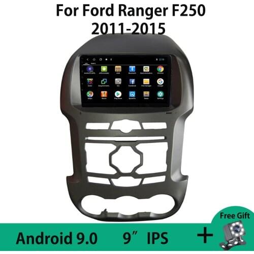 Android 9.0 No 2Din Multimedia Stereo Video Player For Ford Ranger F250 2011 2012 2013 2014 2015 WIFI No DVD Car Radio SWC ODBII