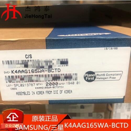 Free shipping K4AAG165WA-BCTD FBGA96 SDRAM DDR4 16G-bit 10PCS