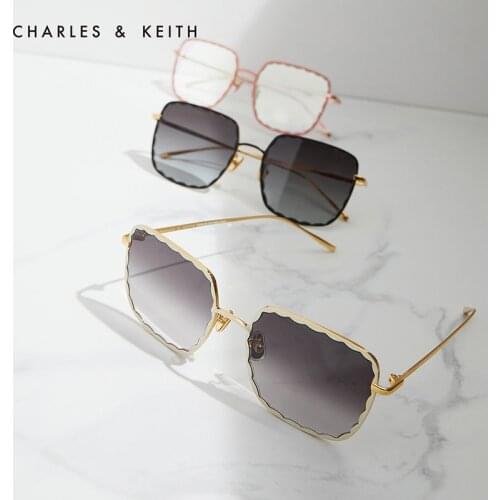 CHARLES&KEITH New Arrival for Summer 2021 CK3-71280456 Ladies Square Fashion Sunglasses