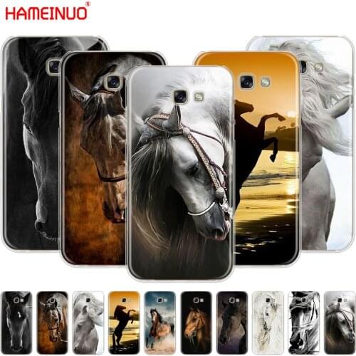 HAMEINUO Horse Animal Printed cell phone case cover for Samsung Galaxy A3 A310 A5 A510 A7 A8 A9 2016 2017 2018
